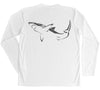 Great White Shark Performance Build-A-Shirt (Back / WH)