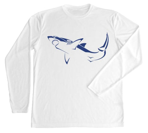 Great White Shark Performance Build-A-Shirt (Front / WH)