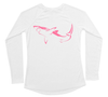 Great White Shark Performance Build-A-Shirt (Women - Back / WH)
