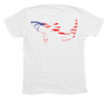 Shark American Flag T-Shirt