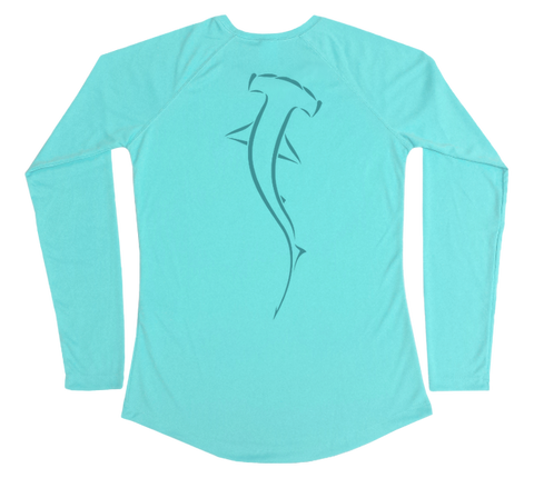 Hammerhead Shark Performance Build-A-Shirt (Women - Back / WB)