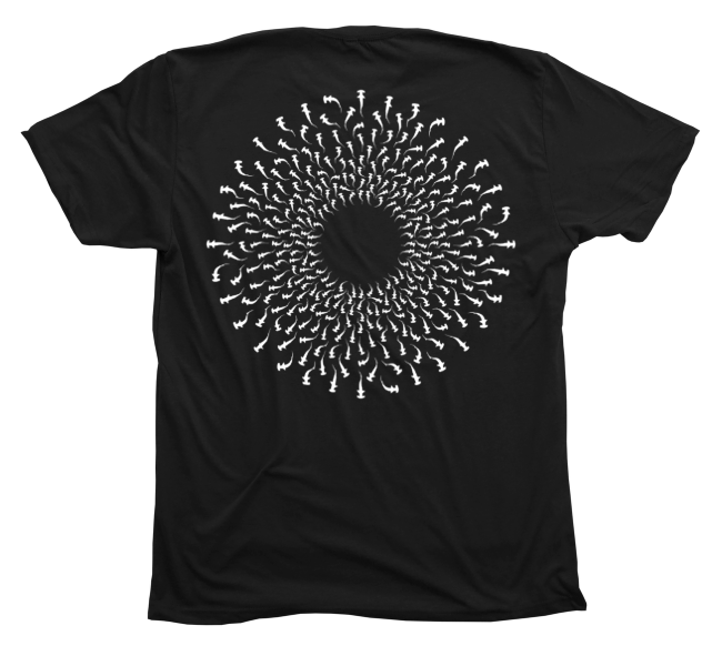 Hammerhead Mandala T-Shirt - Black
