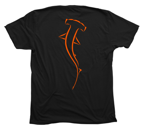 Hammerhead T-Shirt [Back - BL / OR]