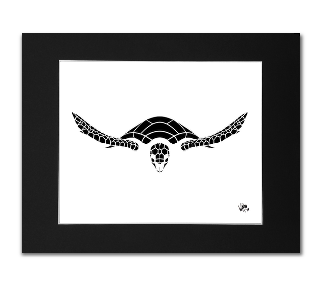 Hawksbill Sea Turtle Art Print