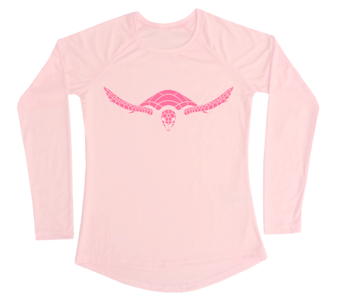 Hawksbill Sea Turtle Performance Build-A-Shirt (Women - Front / PB)
