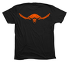 Hawksbill Sea Turtle T-Shirt [Back - BL / OR]