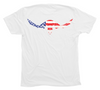 Sea Turtle American Flag T-Shirt