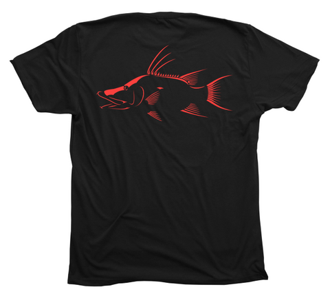 Hogfish T-Shirt - Hog Snapper Black Short Sleeve Diving T-Shirt