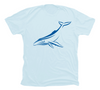 Humpback Whale T-Shirt [Front / Light Blue]