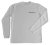 Grey UV Protective Long Sleeve Sea Turtle Shirt - Front Side