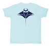Manta Ray Kids T-Shirt | Scuba Manta Ray Short Sleeve Children's Shirt