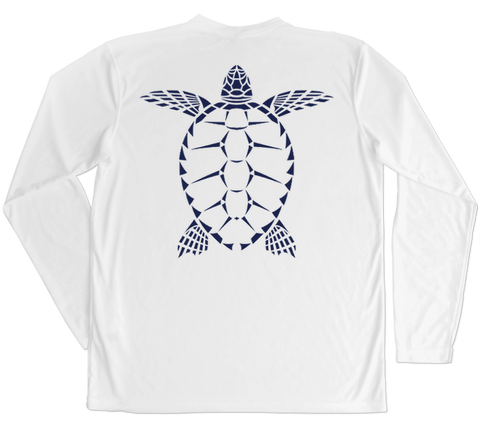 Loggerhead Sea Turtle Performance Build-A-Shirt (Back / WH)