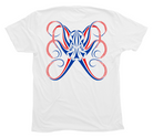 Octopus Red White and Blue T-Shirt