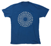 Sea Turtle Mandala T-Shirt [Front or Back - Cool Blue]
