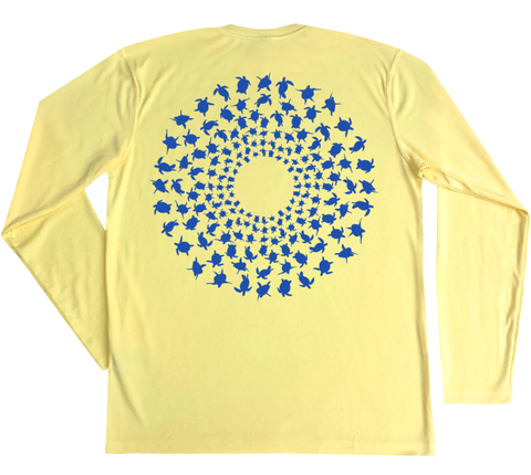 Sea Turtle Mandala Performance Build-A-Shirt (Back / PY)