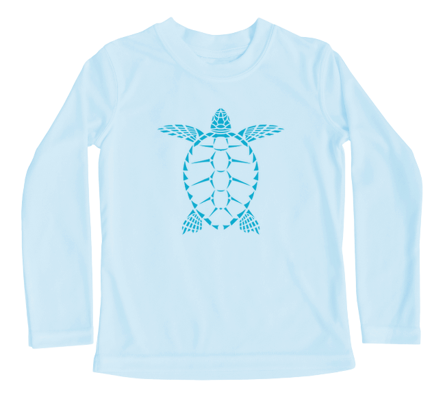 Bekijk het internet actrice Eenvoud Toddler Swim Shirt | Sea Turtle Baby Blue UPF Sun Shirt – Shark Zen