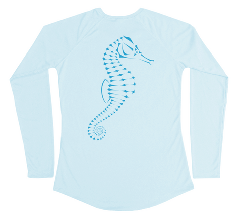 Seahorse Shirt For Women, Ladies Seahorse Sun Protection Shirt