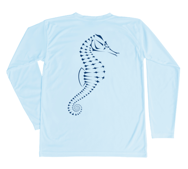 Seahorse Kids Sun Protection Shirt – Shark Zen - Main Image