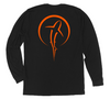 Shark Zen Long Sleeve T-Shirt [Back - BL / OR]
