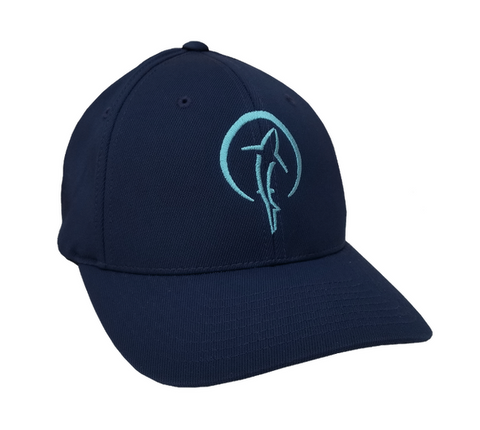 Shark Hat | Navy Shark Zen Flexfit Closed Cap