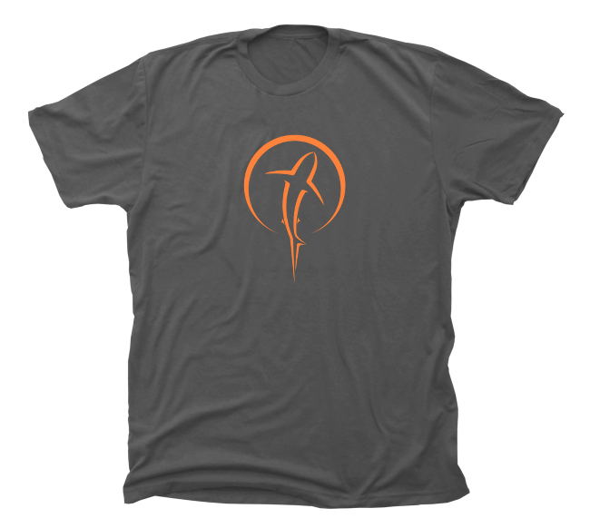 Grey Shark T-Shirt - Shark Scuba Diving Shirt