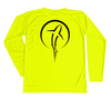Kids Swim Shirt | Shark Zen Safety Yellow Long Sleeve Sun Shirt