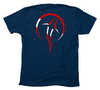 Shark Dive Flag Navy T-Shirt