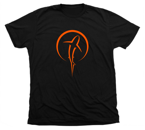 Shark Zen T-Shirt [Front - BL / OR]