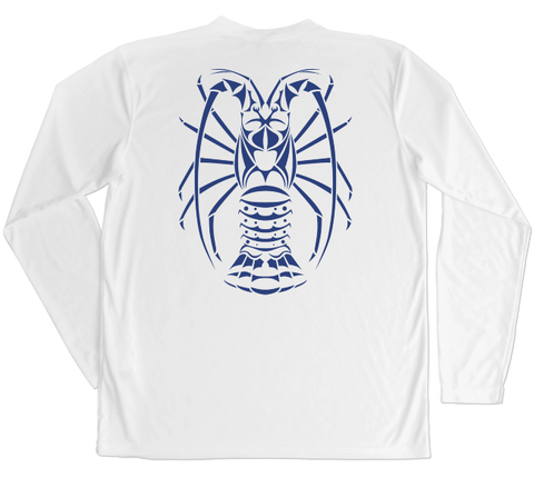 Spiny Lobster Performance Build-A-Shirt (Back / WH)