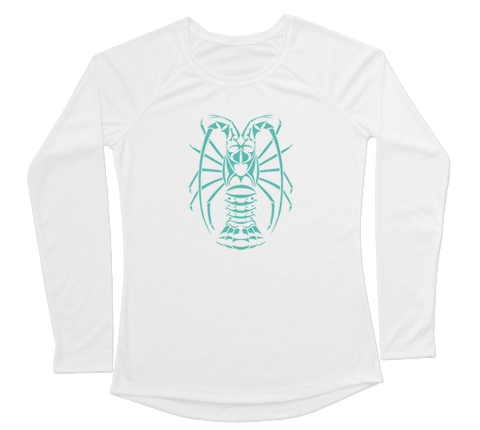 Spiny Lobster Performance Build-A-Shirt (Women - Front / WH)