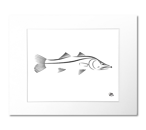 Snook Drawing Simple Snook Drawing Jumping