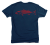 Striped Bass T-Shirt | Navy Striper Fishing Shirt
