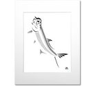 Tarpon Wall Art Print - White Mat