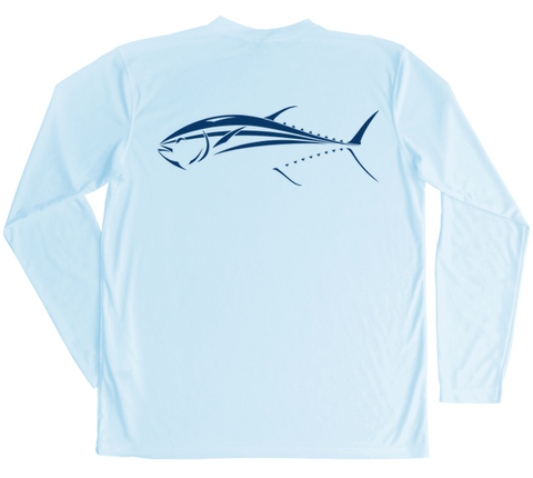 Performance Fishing Shirt  Long Sleeve UV Tuna Shirt – Shark Zen