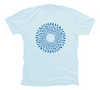 Tuna Mandala T-Shirt [Front or Back - Light Blue]