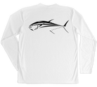 Bluefin Tuna Performance Build-A-Shirt (Back / WH)