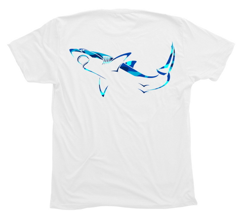 Great White Shark Water Camouflage T-Shirt