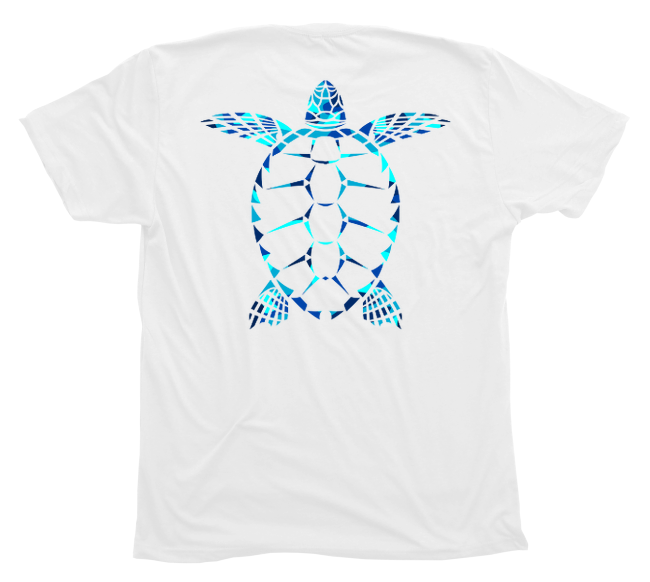 Loggerhead Sea Turtle T-Shirt [Water Camo] - Shark Zen