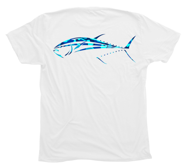 Bluefin Tuna Water Camouflage T-Shirt – Shark Zen