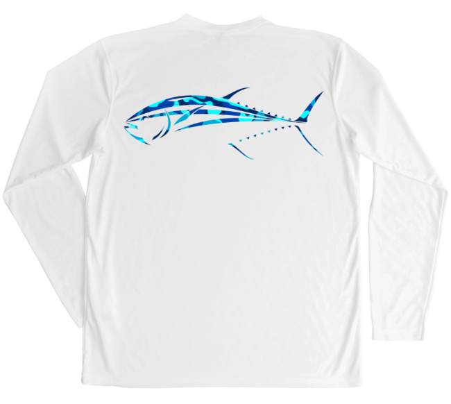 Men's Performance Fishing T-Shirt - Camo Tuna