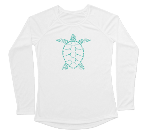 Sea Turtle Performance Build-A-Shirt (Women - Front / WH)