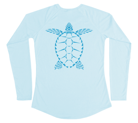 Sea Turtle Performance Build-A-Shirt (Women - Back / AB)
