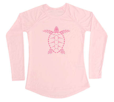 Sea Turtle Performance Build-A-Shirt (Women - Front / PB)