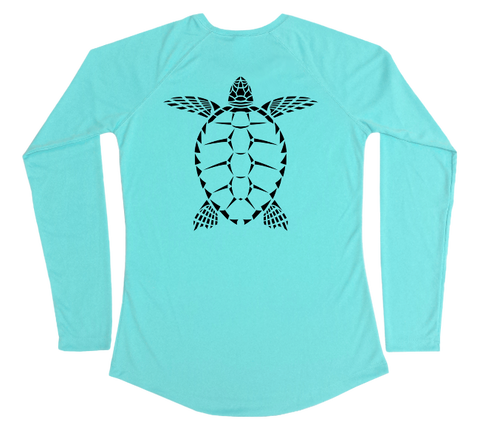 Sea Turtle Performance Build-A-Shirt (Women - Back / WB)