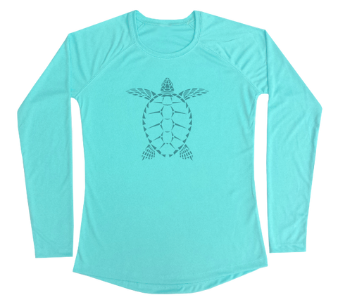 Sea Turtle Performance Build-A-Shirt (Women - Front / WB)