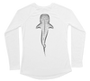 Whale Shark Performance Build-A-Shirt (Women - Back / WH)